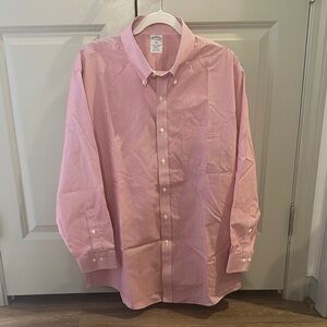 Brooks Brothers Pink Striped Button Down Shirt